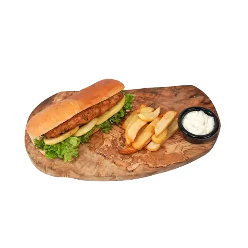 Fish and Chips Sandwich